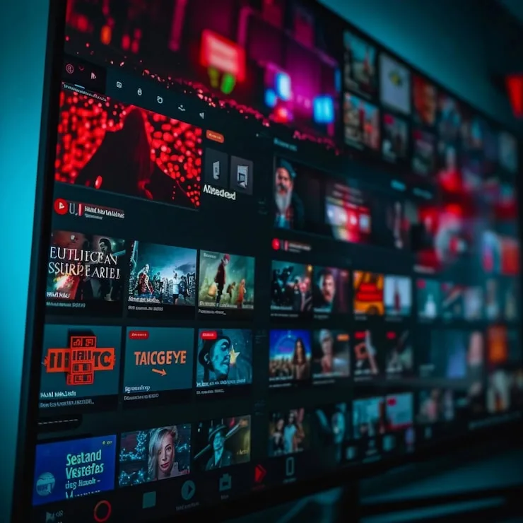 Téléviseur moderne utilisé avec IRON TV PRO
