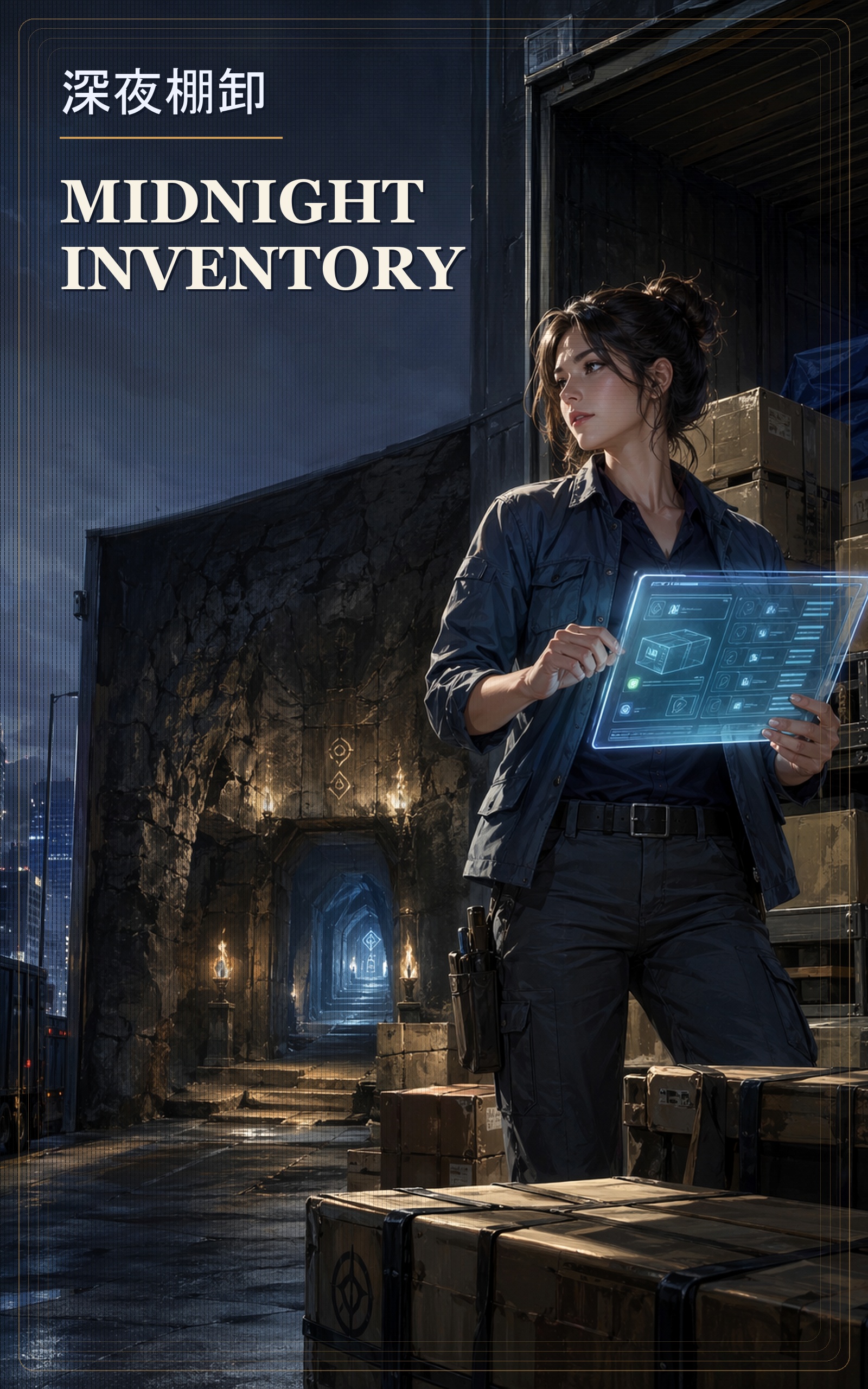 横流しの責任を押しつけられた三十三歳倉庫主任の私、深夜ダンジョン搬入口で【棚卸】が覚醒しました～消えた救援物資も隠し通路も全部見えるので、地味な補給配信なのに大手クランと行政から頼られます～