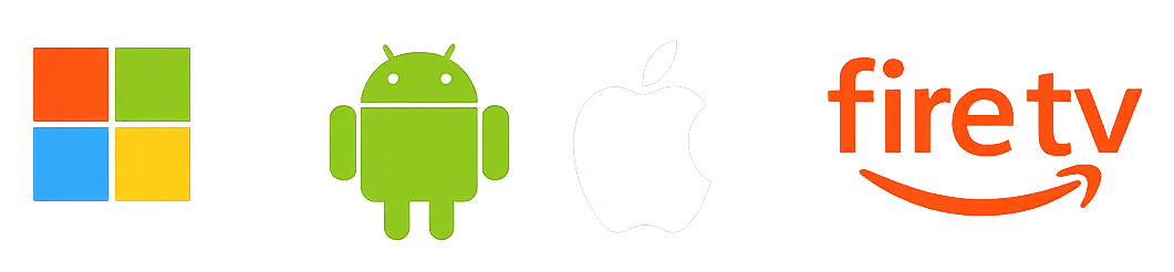 Compatible with Microsoft, Android, Apple and Fire TV